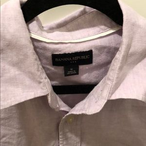 Banana republic light purple button down. Medium.